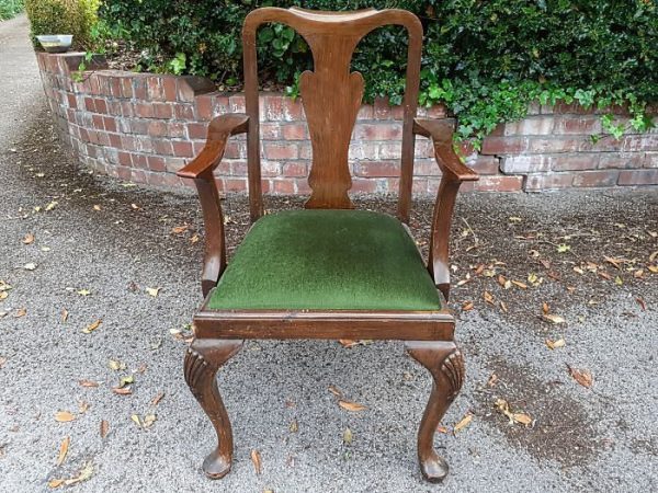 mahogany arm chair