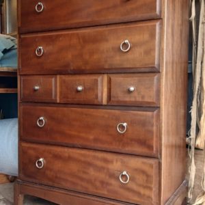 Stag chest of drawers